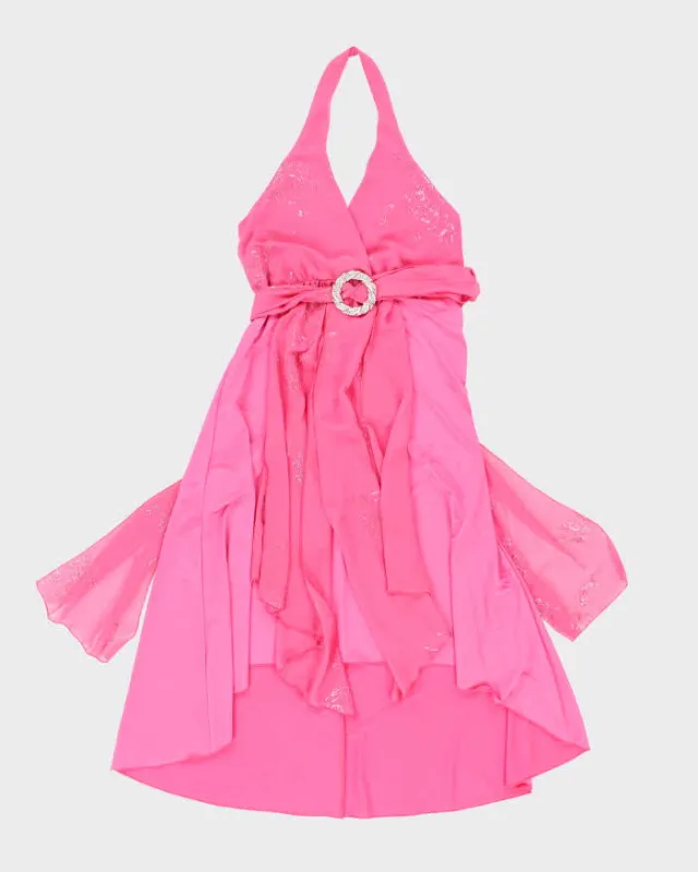 Vintage Y2k 00s Comoda Halter Neck Dress - S sold by Rokit