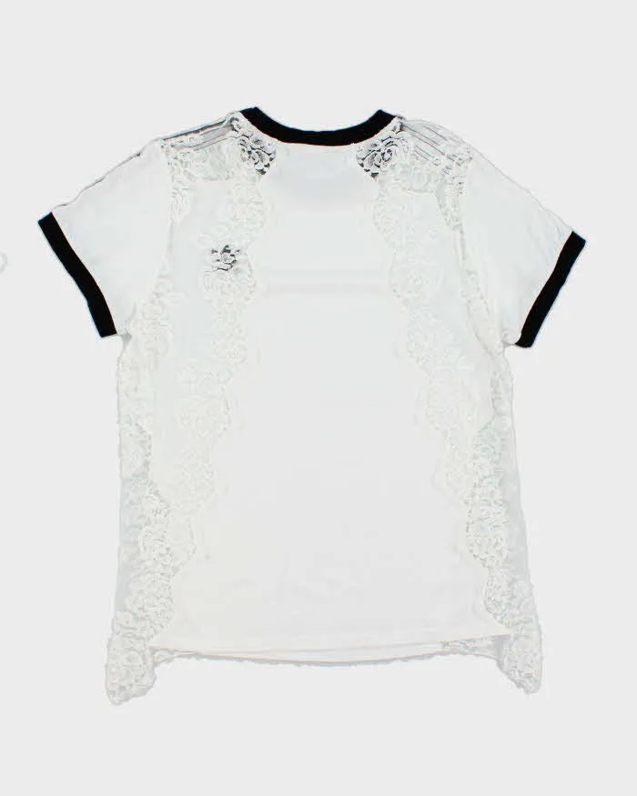 Stella McCartney x Adidas Lace T-shirt - L sold by Rokit product image thumbnail 2