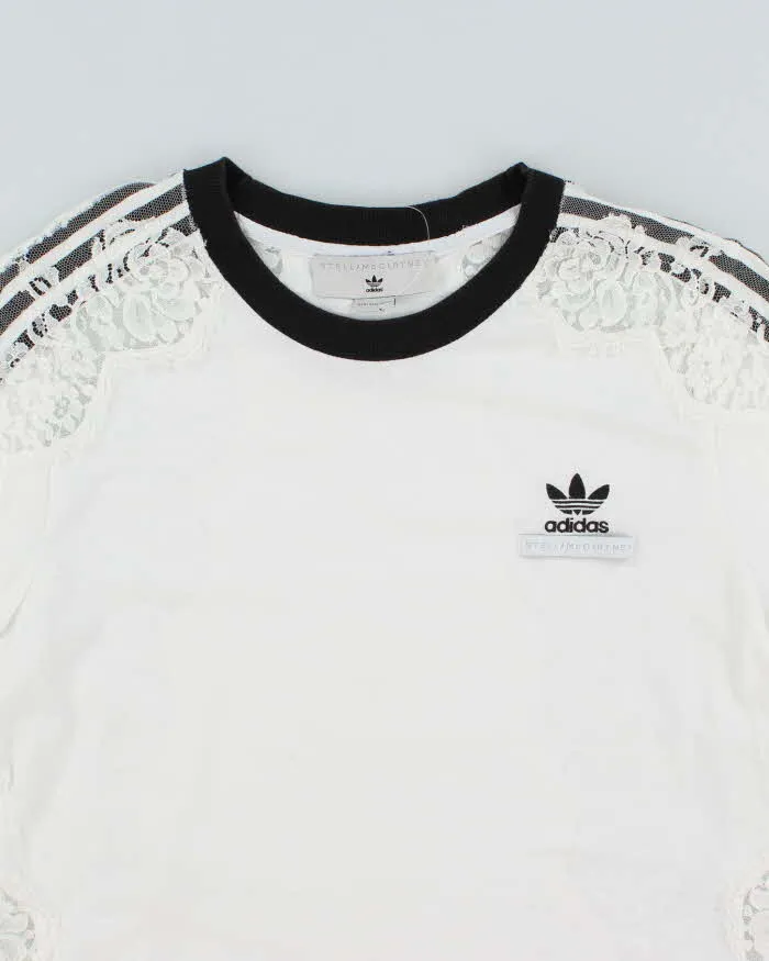 Stella McCartney x Adidas Lace T-shirt - L sold by Rokit product image thumbnail 3