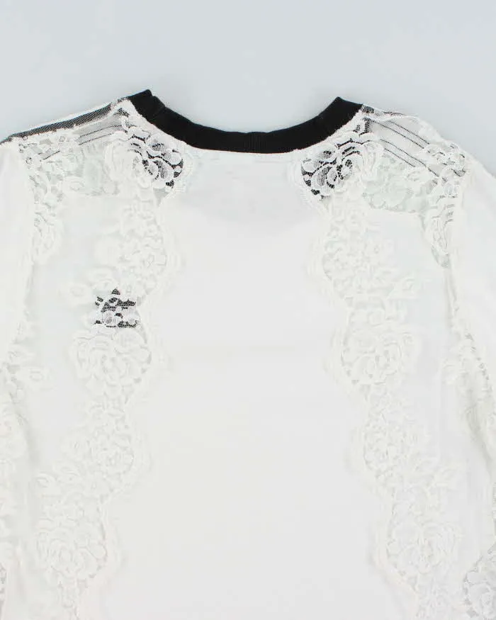 Stella McCartney x Adidas Lace T-shirt - L sold by Rokit product image thumbnail 4