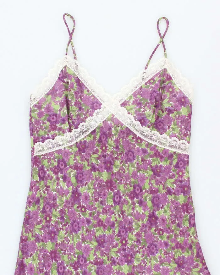 Vintage 90s Rampage Floral Sheer Slip Dress - S sold by Rokit product image thumbnail 3