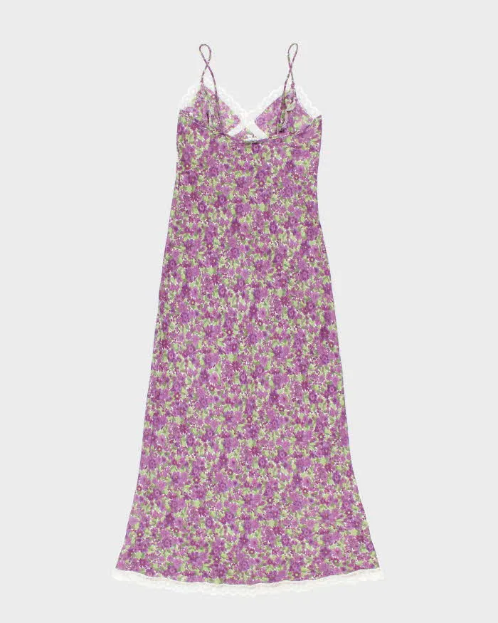 Vintage 90s Rampage Floral Sheer Slip Dress - S sold by Rokit product image thumbnail 2