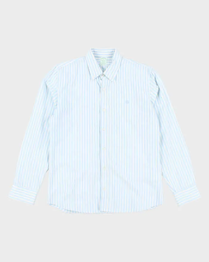 Vintage Brooks Brothers Striped Long Sleeve Shirt - M sold by Rokit