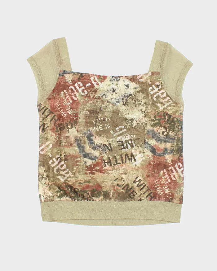 Vintage Y2k 00s Graffiti Double Mesh Top - M sold by Rokit product image thumbnail 2