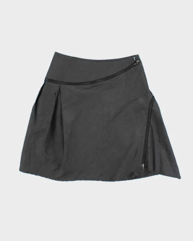 Vintage Y2k 00s Sarah Pacini Zip Skirt - S sold by Rokit