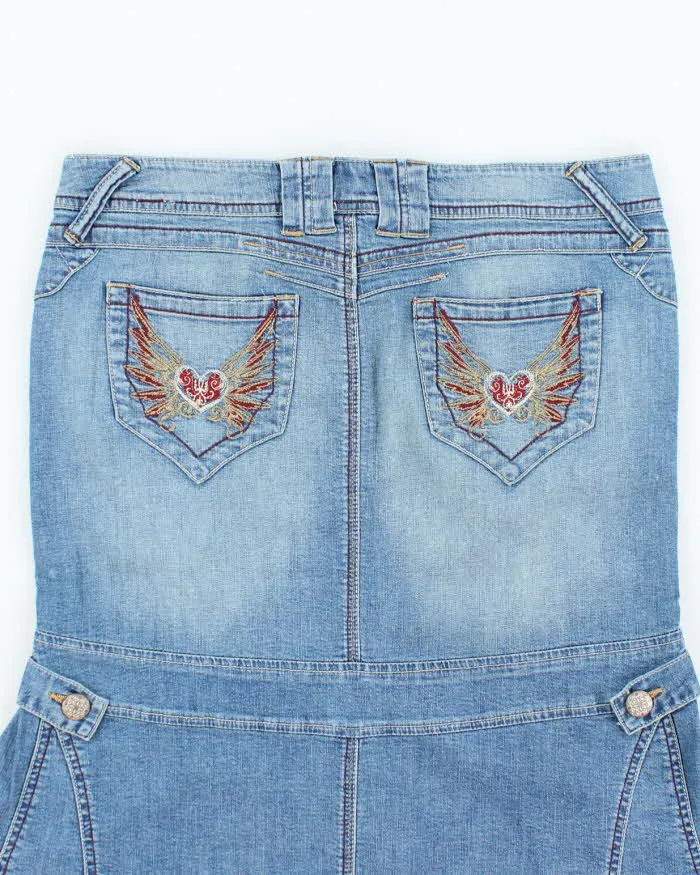 Vintage Y2k 00s Candies Embroidered Denim Skirt - M sold by Rokit product image thumbnail 4