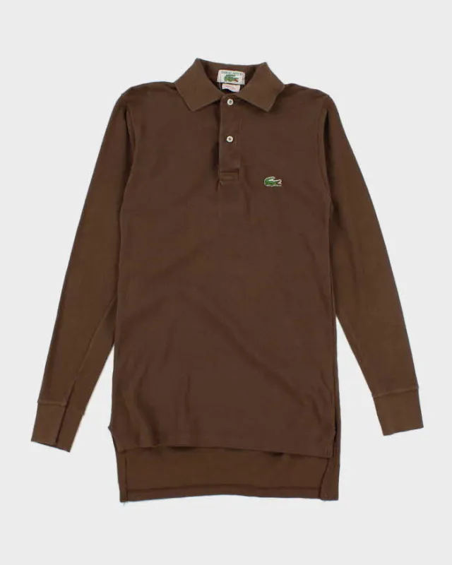 Vintage Lacoste Small Croc Long-sleeved Polo Shirt - S sold by Rokit