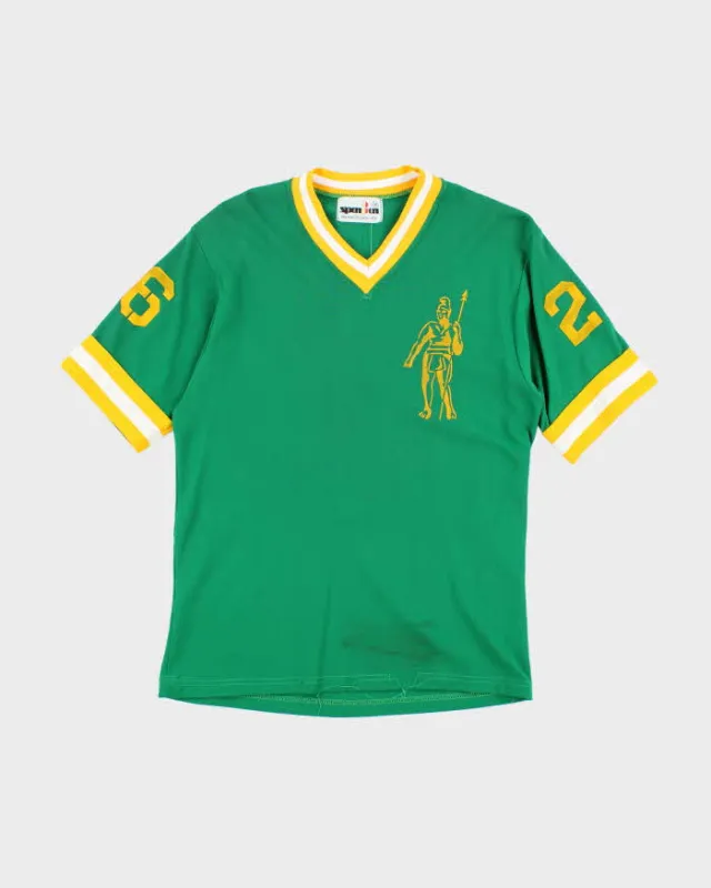 Vintage 80's Trogan Printed American Football Jersey - M sold by Rokit