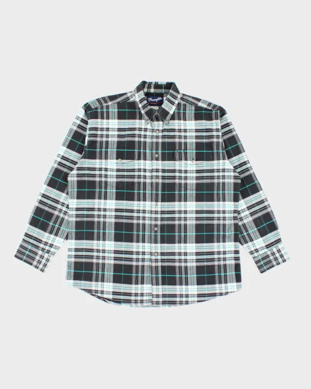 Vintage Wrangler Heavyweight Button Up Flannel Shirt - XL sold by Rokit
