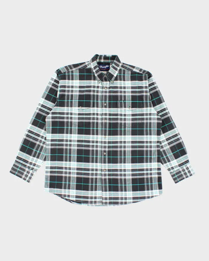 Vintage Wrangler Heavyweight Button Up Flannel Shirt - XL sold by Rokit