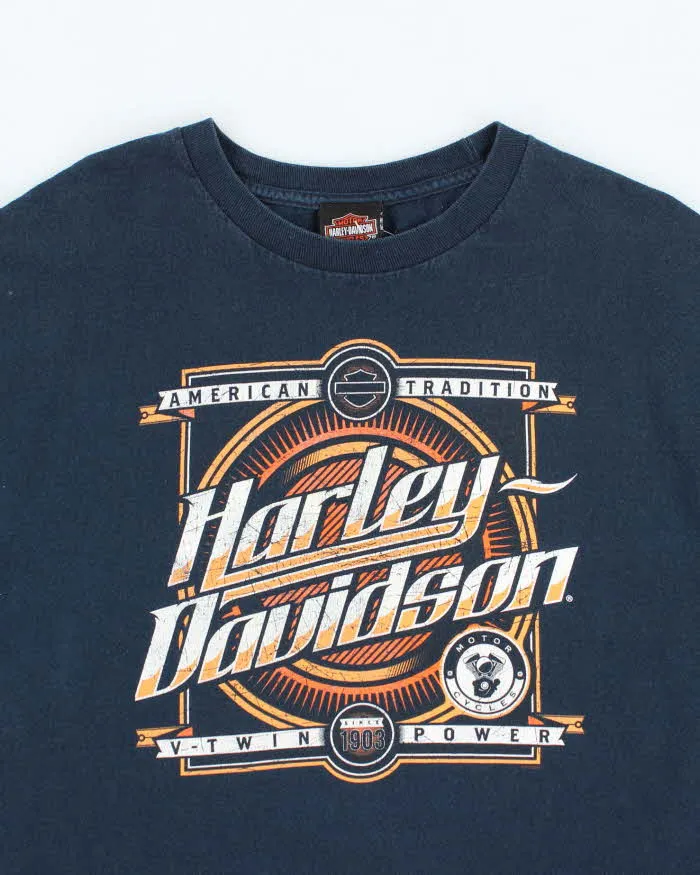 Vintage Harley Davidson Graphic Long-sleeve T-Shirt - XL sold by Rokit product image thumbnail 3
