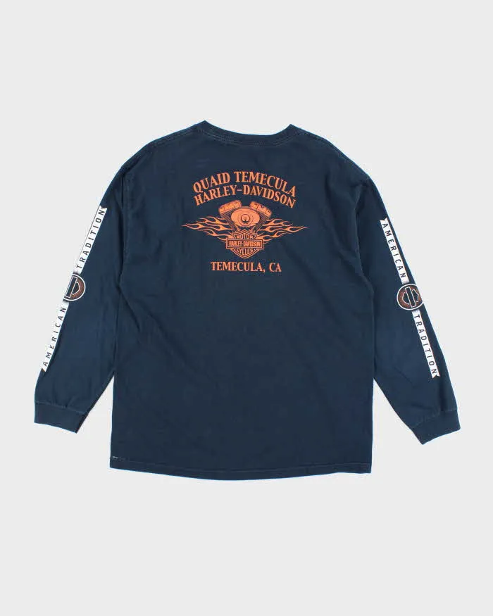 Vintage Harley Davidson Graphic Long-sleeve T-Shirt - XL sold by Rokit product image thumbnail 2