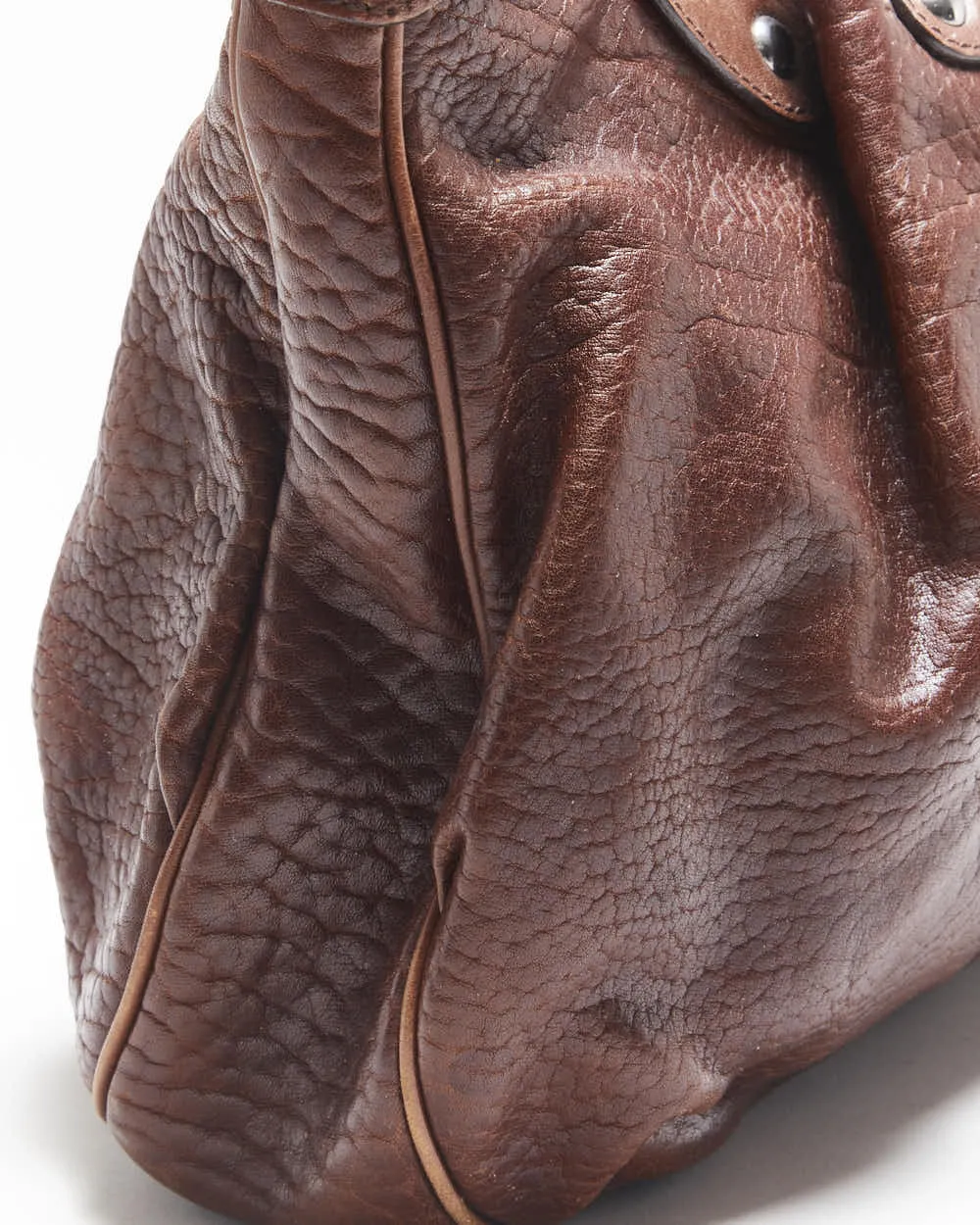 Vintage Salvatore Ferragamo Brown Leather Handbag sold by Rokit product image thumbnail 5