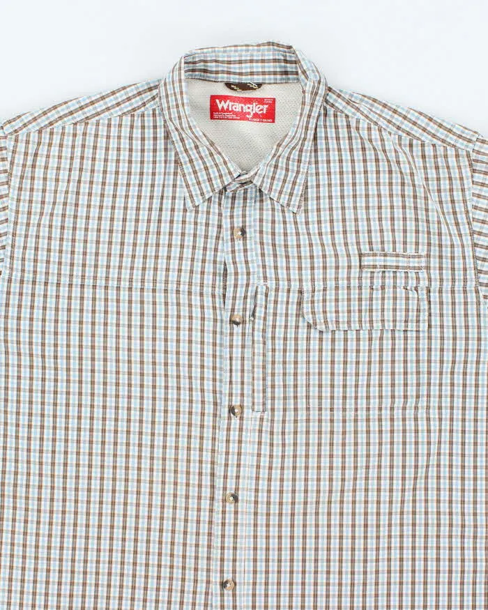 Vintage Wrangler Checked Oversized Short Sleeve Shirt - XL sold by Rokit product image thumbnail 3