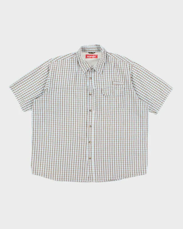 Vintage Wrangler Checked Oversized Short Sleeve Shirt - XL sold by Rokit
