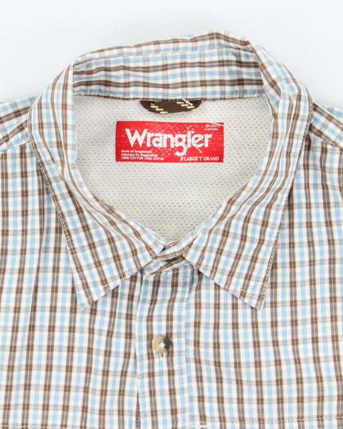 Vintage Wrangler Checked Oversized Short Sleeve Shirt - XL sold by Rokit product image thumbnail 5