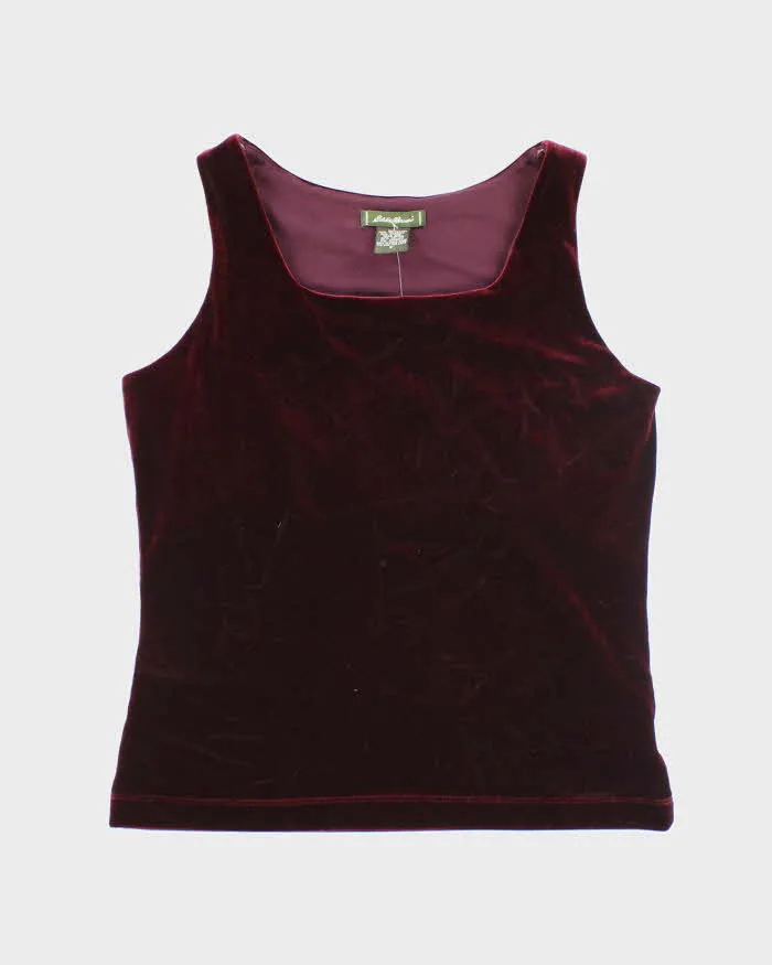 Vintage 90s Eddie Bauer Velvet Cami - S sold by Rokit