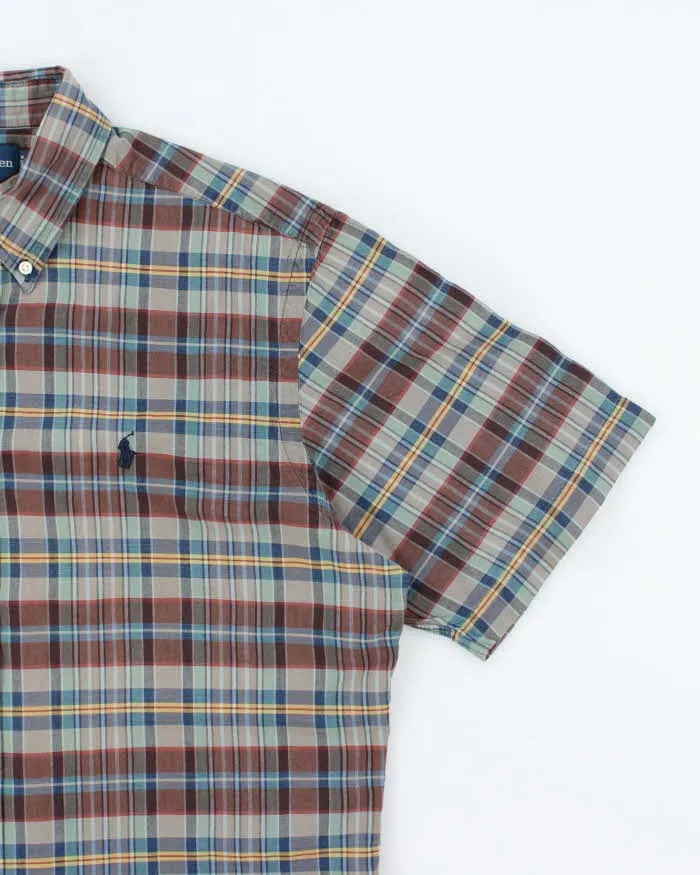 Vintage 2000's Polo Ralph Lauren Patterned Short Sleeve Shirt - M sold by Rokit product image thumbnail 4