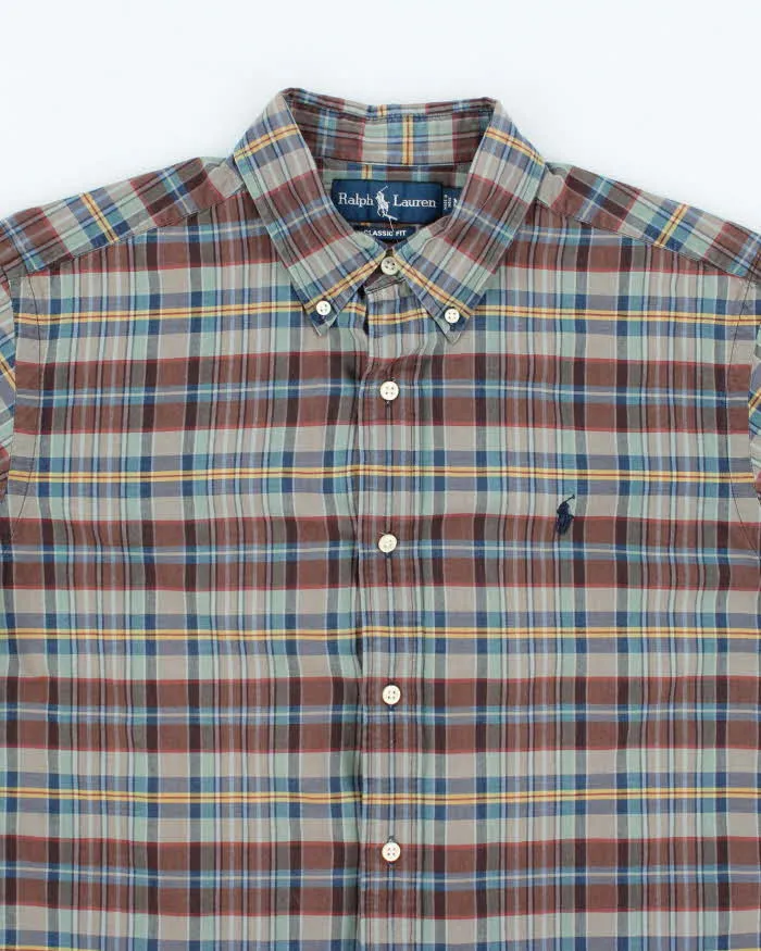 Vintage 2000's Polo Ralph Lauren Patterned Short Sleeve Shirt - M sold by Rokit product image thumbnail 3