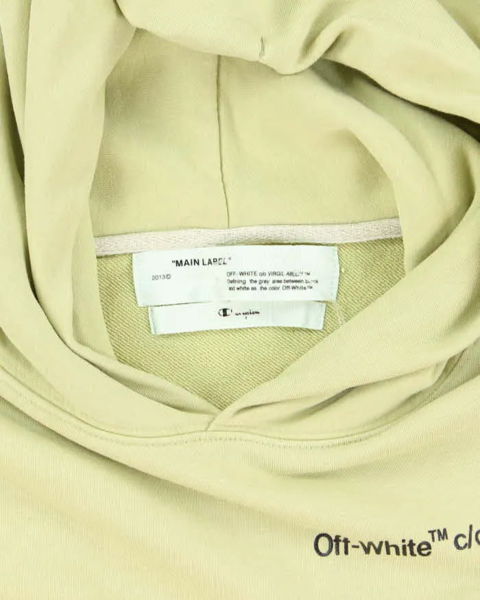 Off White x Champion Embroidered Graphic Print Hoodie - S sold by Rokit product image thumbnail 5