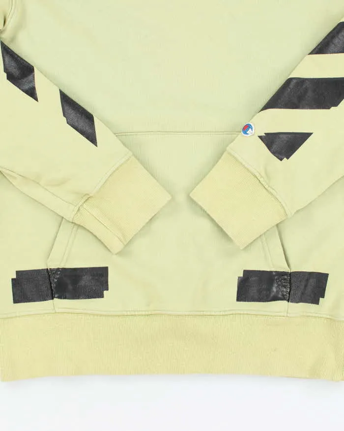 Off White x Champion Embroidered Graphic Print Hoodie - S sold by Rokit product image thumbnail 4