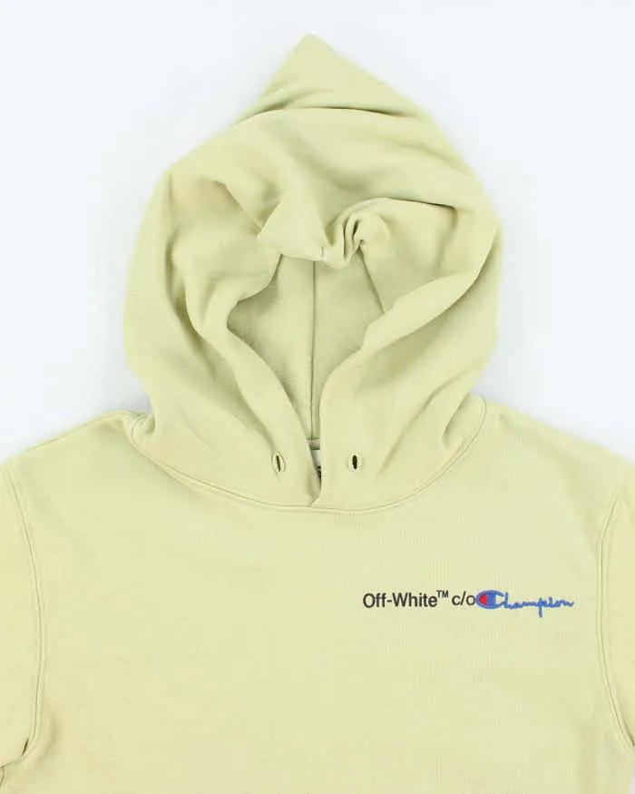 Off White x Champion Embroidered Graphic Print Hoodie - S sold by Rokit product image thumbnail 3