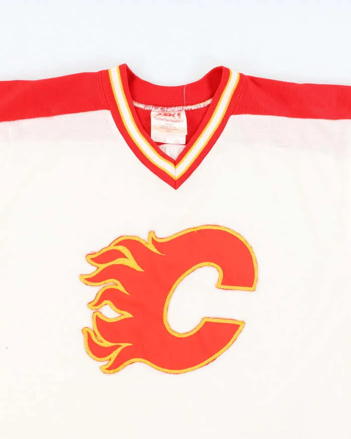 Vintage 80's Calgary Flames NHL Hockey Jersey - S sold by Rokit product image thumbnail 3