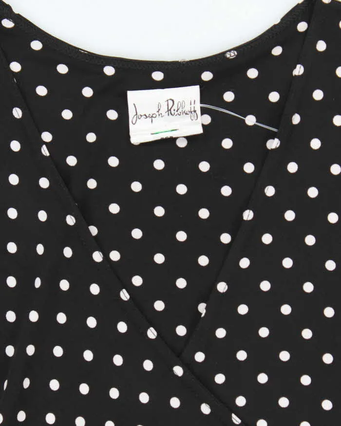 Vintage Y2k 00s Joseph Ribkoff Polka Dot Dress - L sold by Rokit product image thumbnail 5