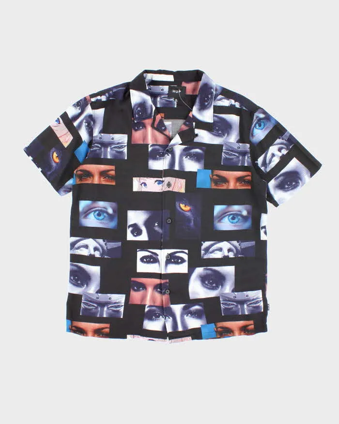 Vintage HUF All Over Print Eyes Hawaiian Shirt - M sold by Rokit