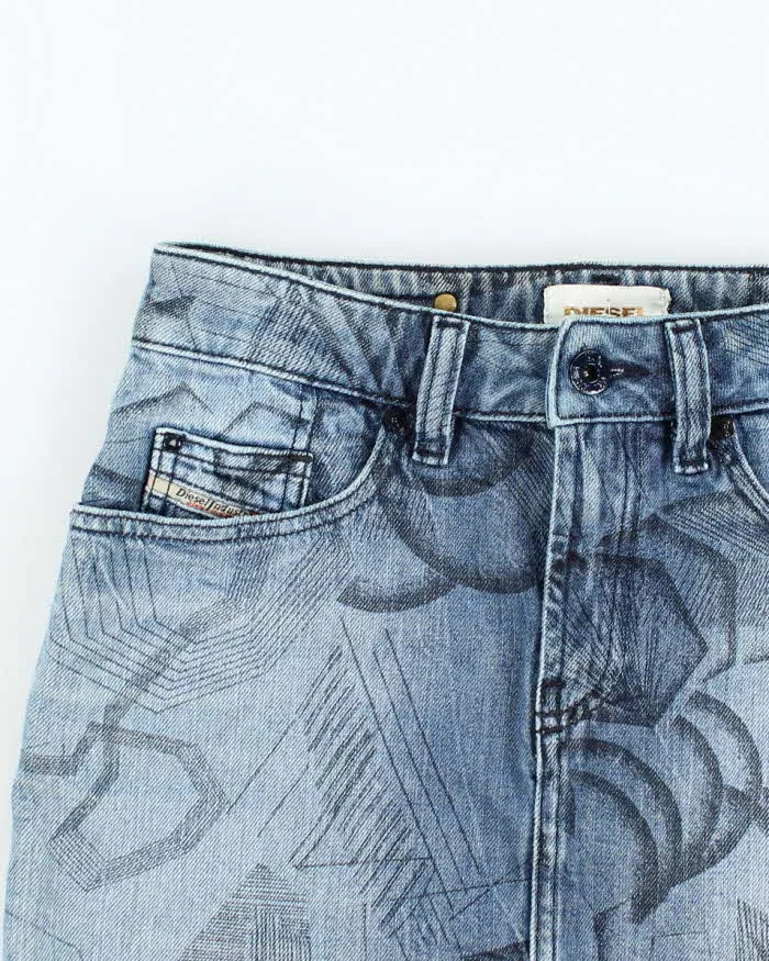Vintage Y2k 00s Diesel Denim Mini Skirt - W27 sold by Rokit product image thumbnail 3