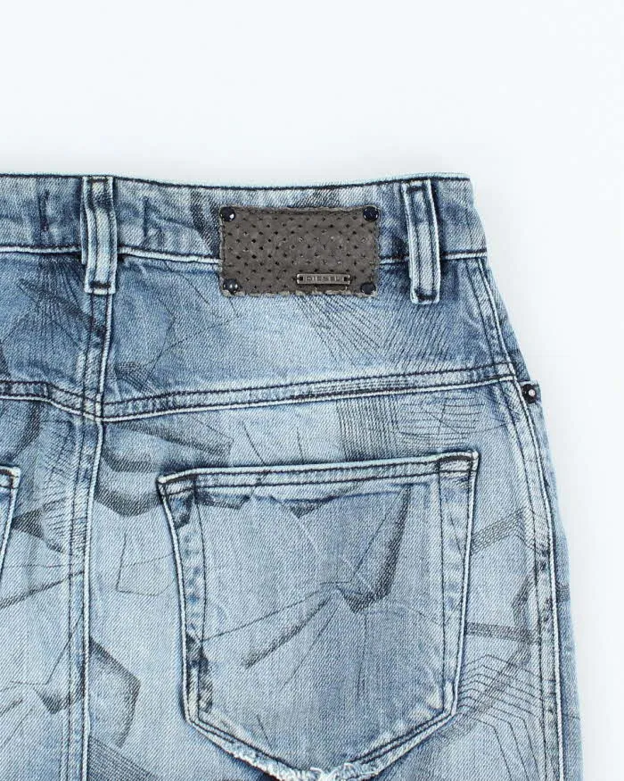 Vintage Y2k 00s Diesel Denim Mini Skirt - W27 sold by Rokit product image thumbnail 4