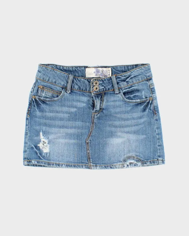 Vintage Y2k 00s Chloe Denim Skirt - W28 sold by Rokit