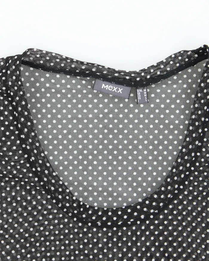 Vintage Y2k 00s Mexx Polka Dot Mesh Top - M sold by Rokit product image thumbnail 5
