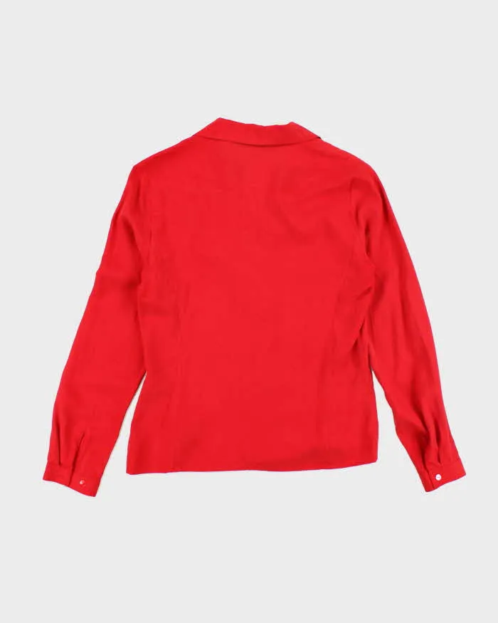 Vintage 90s Liz Claiborne Silk Blouse - M sold by Rokit product image thumbnail 2