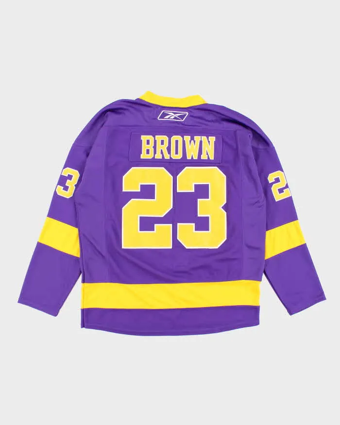 Vintage LA Kings NHL Crown Logo Retro Hockey Jersey - XL sold by Rokit product image thumbnail 2
