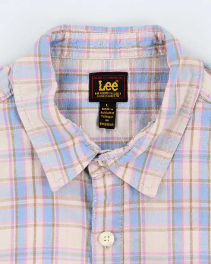 Vintage Lee Check Short Sleeve Shirt - L sold by Rokit product image thumbnail 5