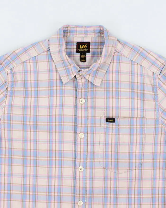 Vintage Lee Check Short Sleeve Shirt - L sold by Rokit product image thumbnail 3