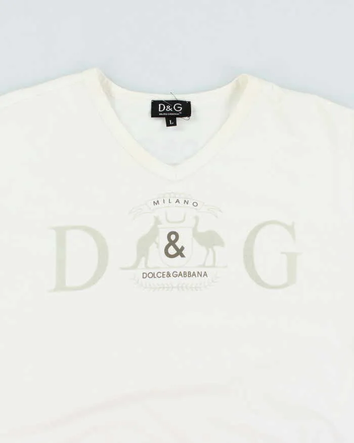 Vintage Y2k 00s Dolce & Gabbana T-shirt - L sold by Rokit product image thumbnail 3