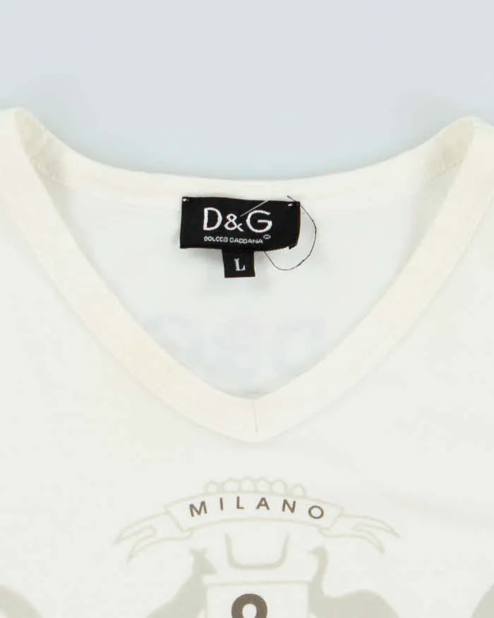 Vintage Y2k 00s Dolce & Gabbana T-shirt - L sold by Rokit product image thumbnail 5
