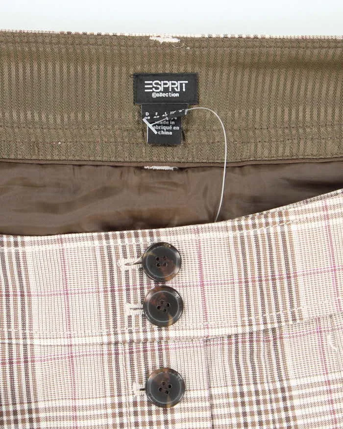 Vintage Y2k 00s Esprit Checked Mini Skirt - XS sold by Rokit product image thumbnail 5