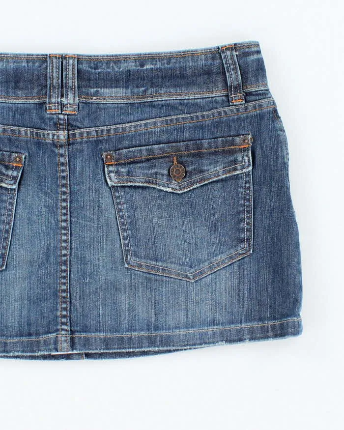 Vintage Y2k 00s Guess Denim Mini Skirt - S sold by Rokit product image thumbnail 4