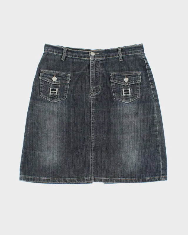 Vintage Y2k 00s Yarrter Denim Skirt - S sold by Rokit