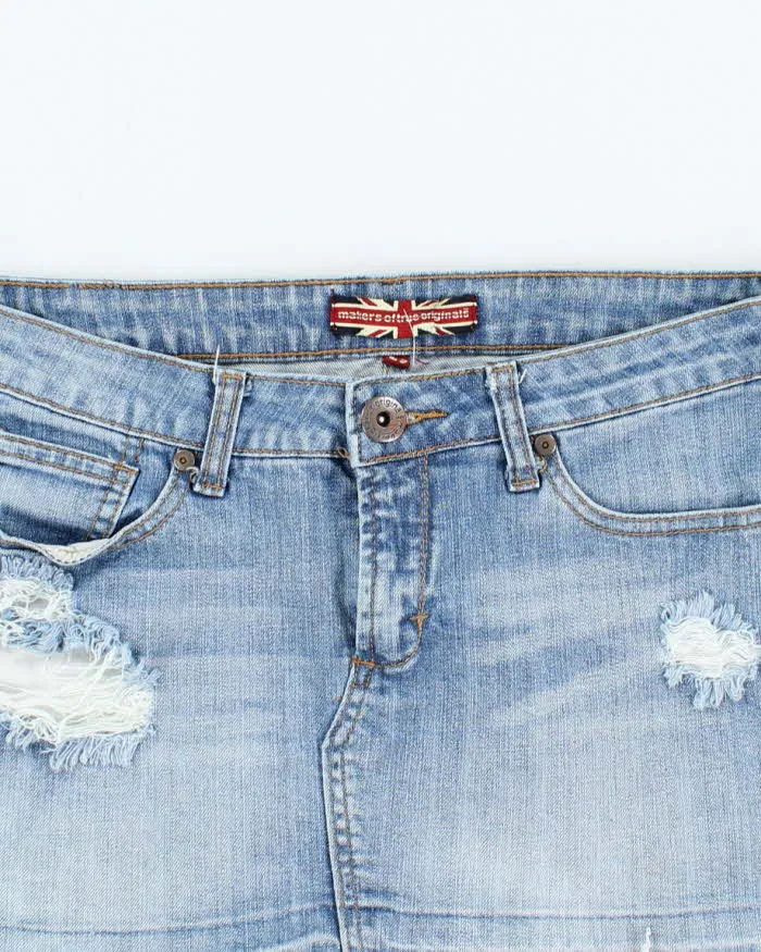 Vintage Y2k 00s Makers Of True Originals Denim Mini Skirt - S sold by Rokit product image thumbnail 3