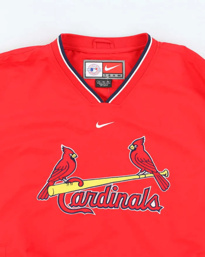 Vintage 90's Nike St Louis Cardinals MLB Pullover Windbreaker Jacket - XL sold by Rokit product image thumbnail 3