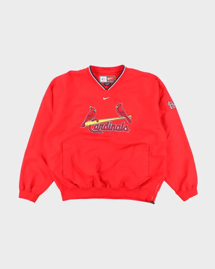 Vintage 90's Nike St Louis Cardinals MLB Pullover Windbreaker Jacket - XL sold by Rokit