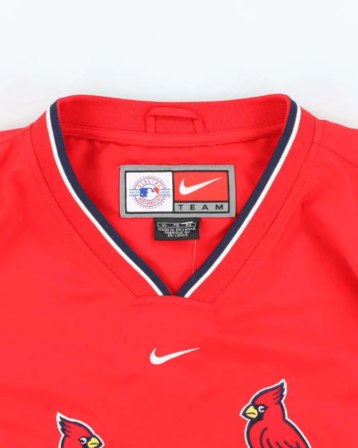 Vintage 90's Nike St Louis Cardinals MLB Pullover Windbreaker Jacket - XL sold by Rokit product image thumbnail 5
