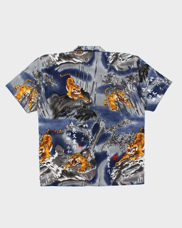 Vintage Y2K Snake Eyes All Over Print Oversized Shirt - XL sold by Rokit product image thumbnail 2