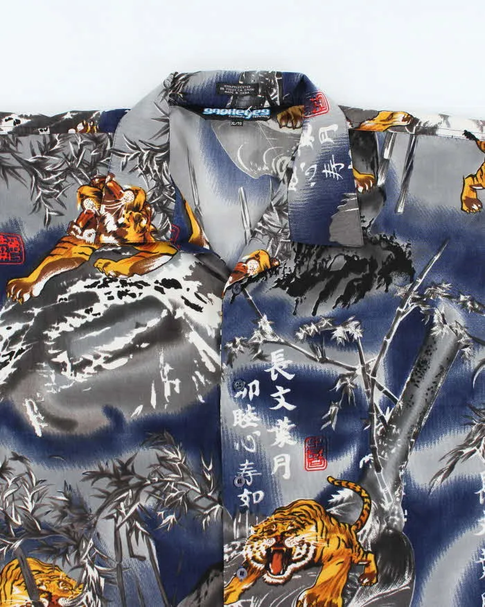 Vintage Y2K Snake Eyes All Over Print Oversized Shirt - XL sold by Rokit product image thumbnail 3