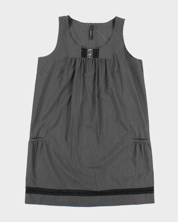 Vintage Y2k 00s So & Co Pin Stripe Dress - L sold by Rokit