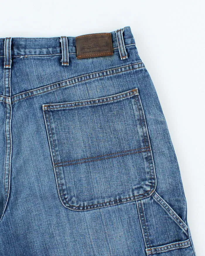 Vintage Tommy Hilfiger Wide Leg Denim Carpenter Shorts - W38 L11 sold by Rokit product image thumbnail 4
